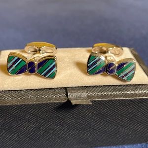 Jos A Bank Bow Tie Cufflinks
